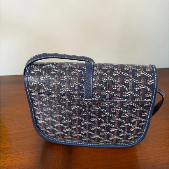 Goyard Navy Blue Belvedere PM Bag - Picture 4 of 10